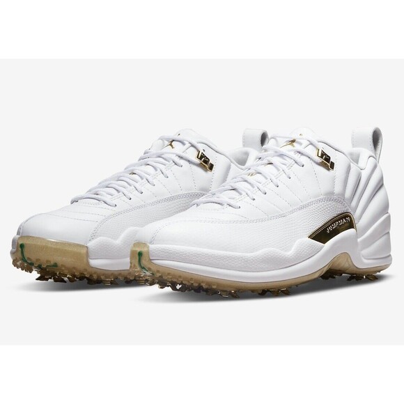 Size 13 Nike Air Jordan 12 XII Golf Shoes 2022 Masters Edition DM0106-117 - Picture 1 of 8
